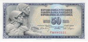 Jugoslawien p83b 50 Dinara 1968